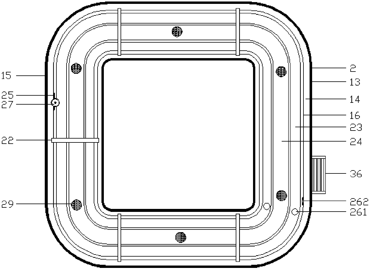 Adjustable lifting multi-layer crab breeding pond