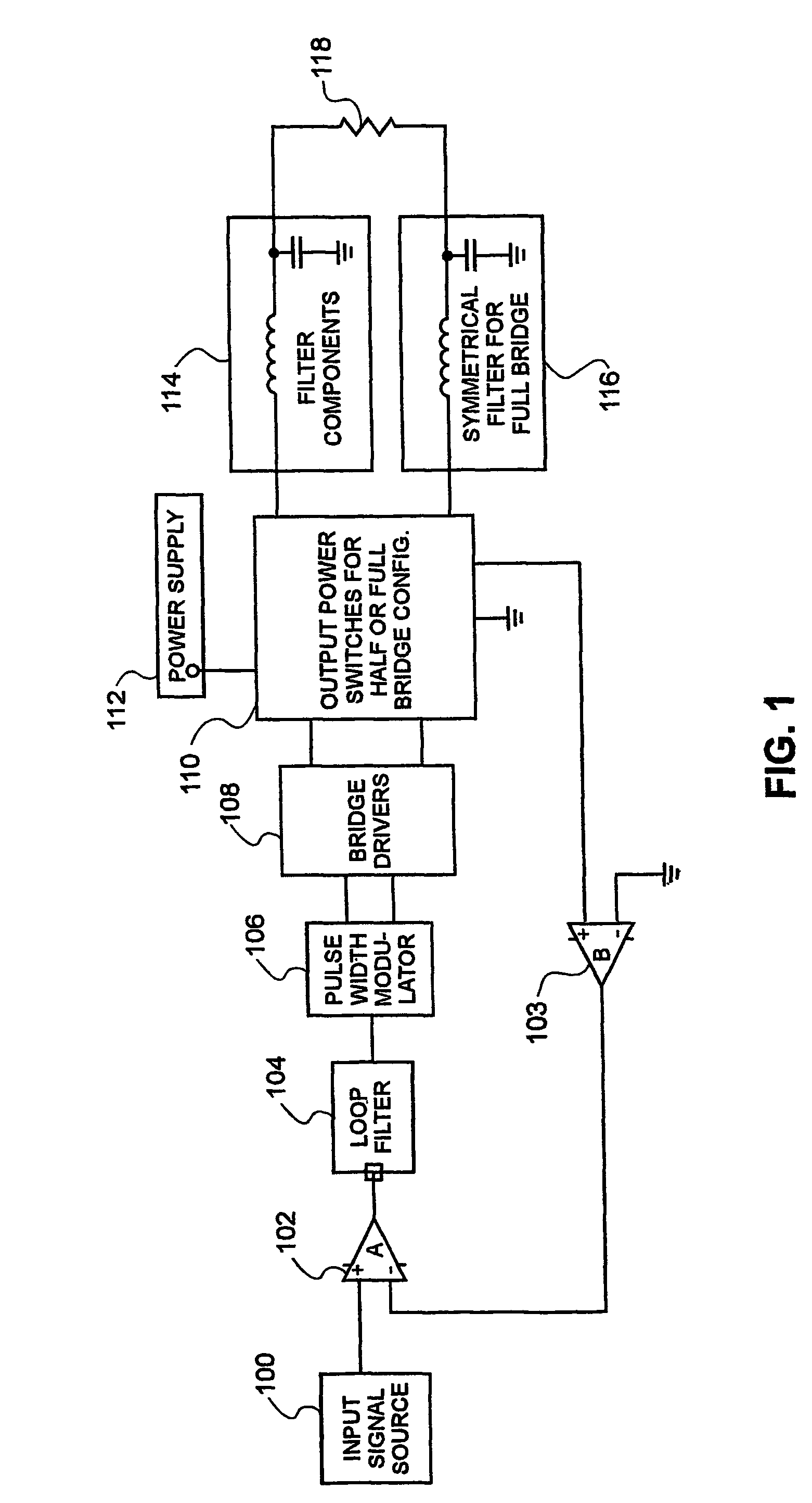 Power amplification for parametric loudspeakers