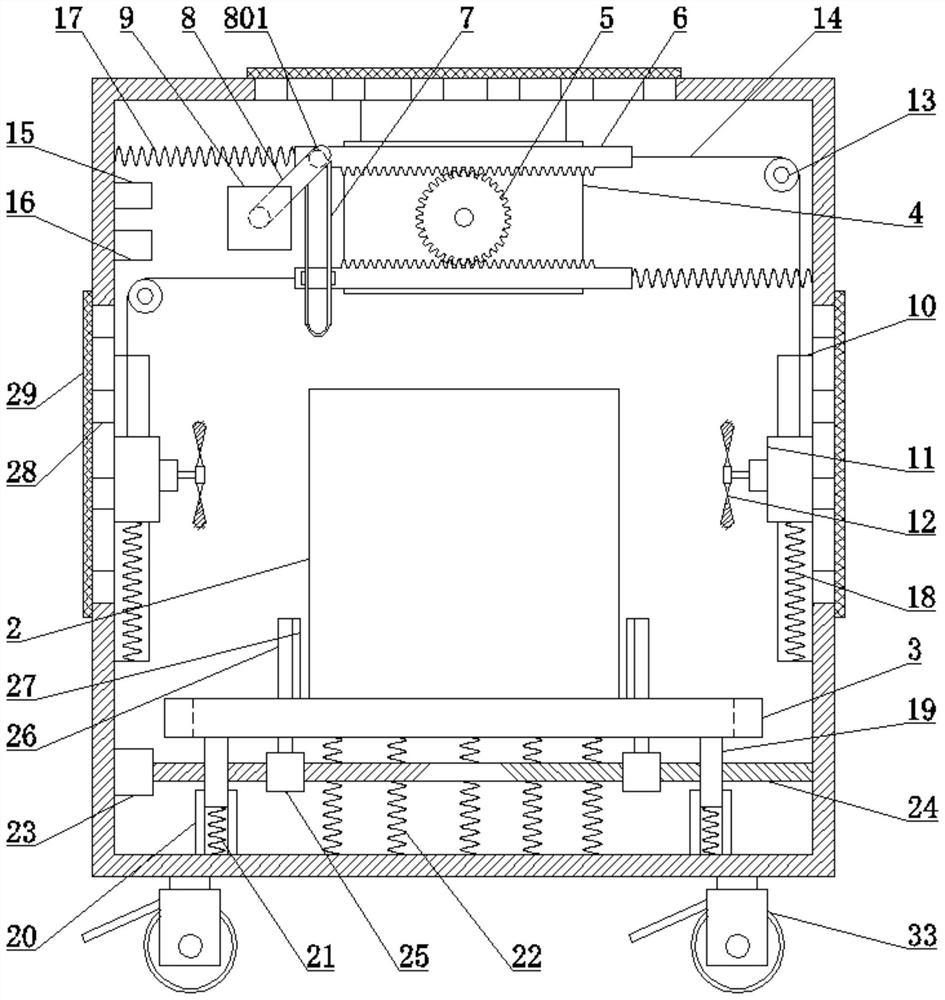 Gateway equipment mounting and placing device