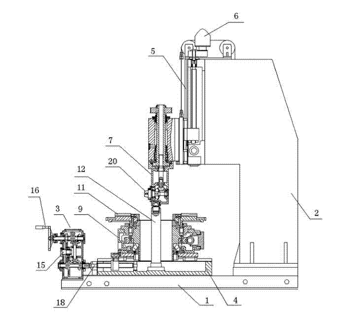 High-precision inner spherical surface machining tool