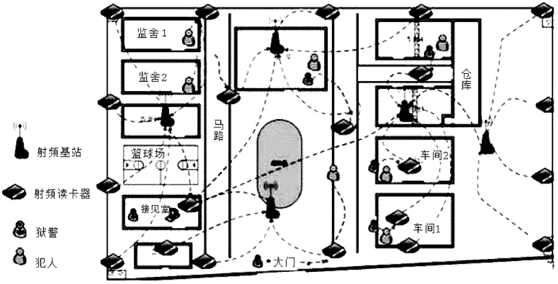 Prison staff positioning system based on Zigbee technology