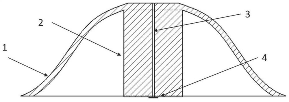 A sensor detection module and building curtain wall structure safety detection system