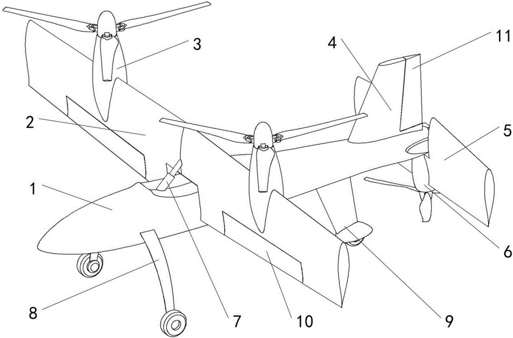 Efficient vertical takeoff and landing aircraft