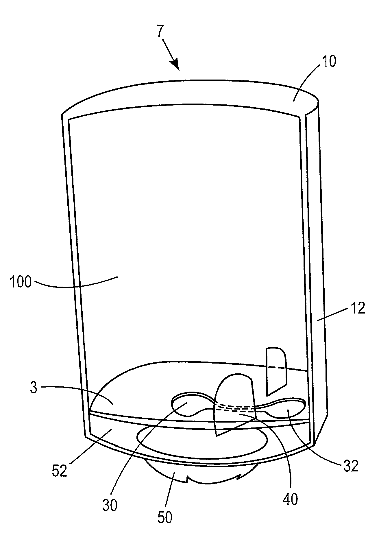 Dispenser for dispensing paper from center-feed tissue paper rolls