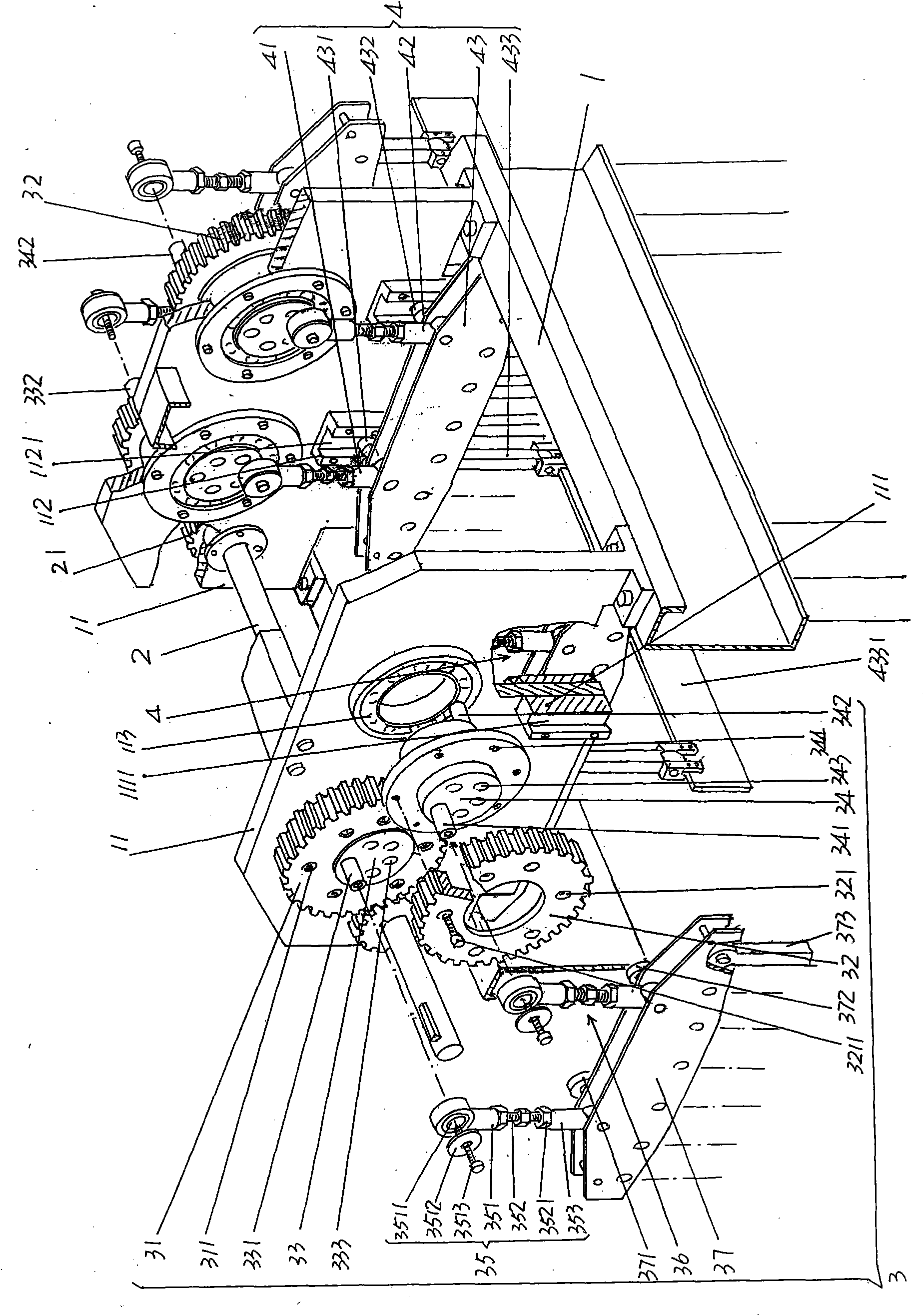 Shedding mechanism for jacquard machine