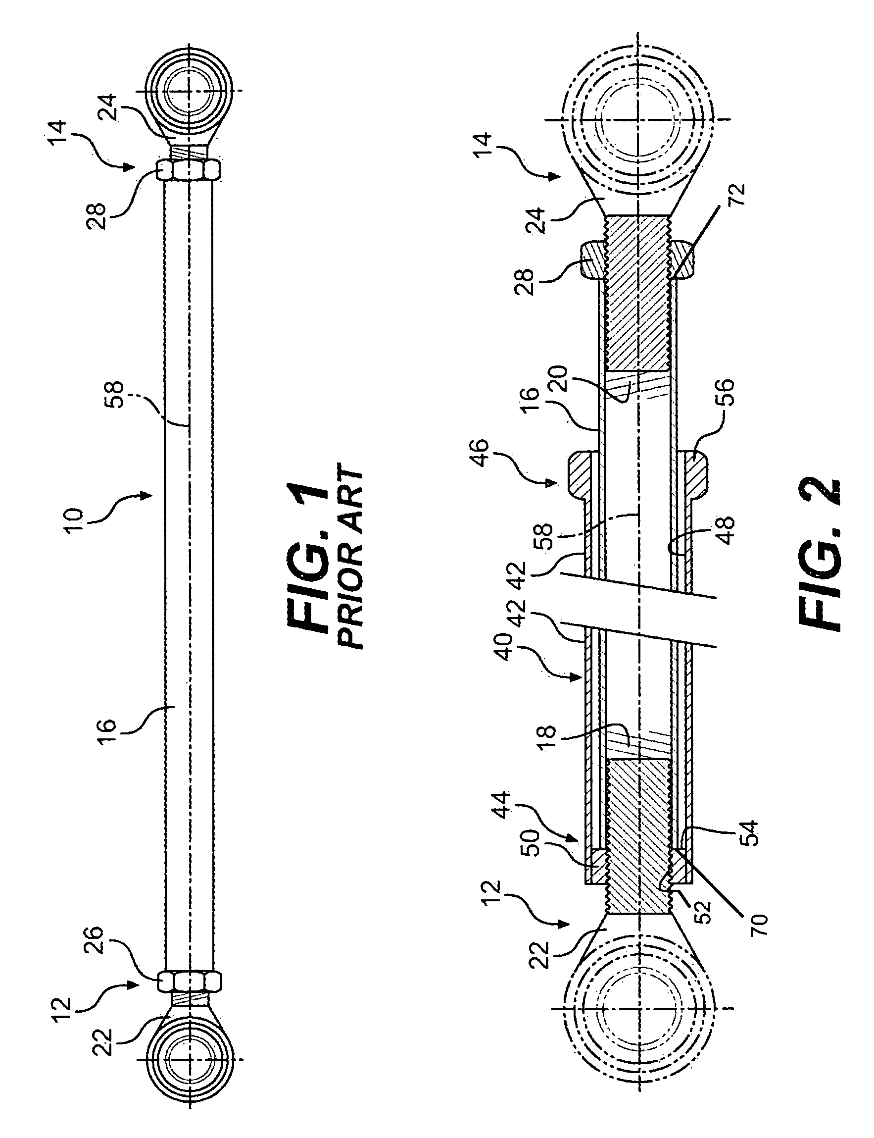 Tie rod jam nut