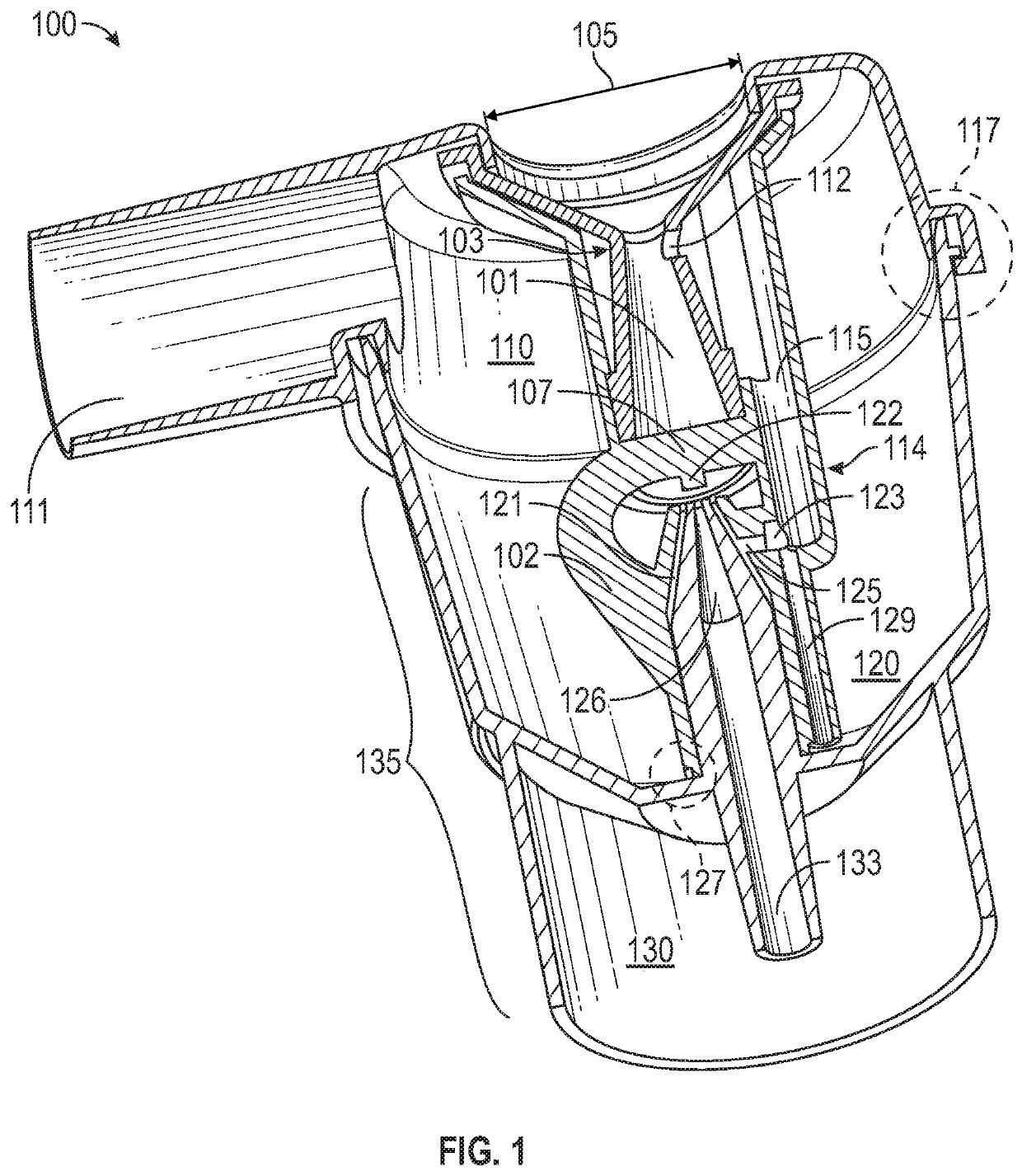 Breath-actuated nebulizer for medicine inhalation