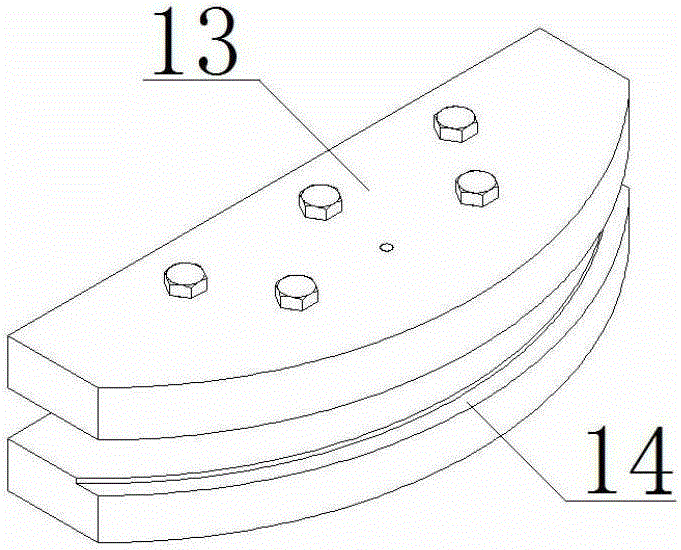 An induction heating stretch bending forming device for aircraft profiles