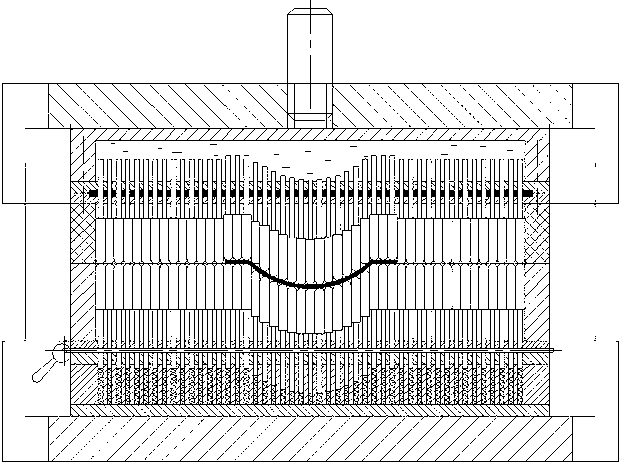 Isobaric threaded locking multi-contact rapid forming die