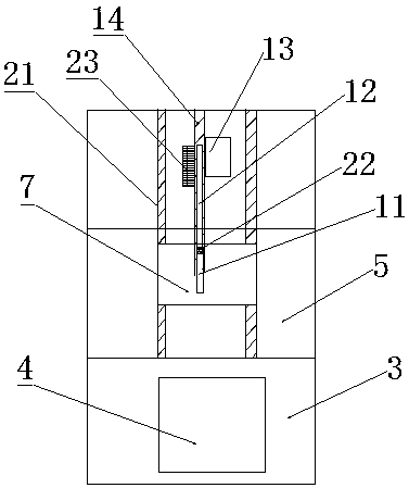 Ship crane for navigation height limit area