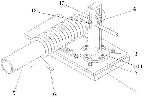 Device and method for forming seamless dual-layer spiral coil pipe