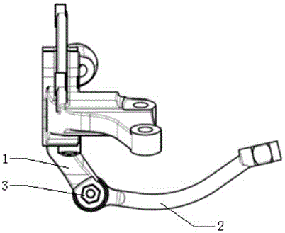 Method for obtaining variable toe-in curve of wheels