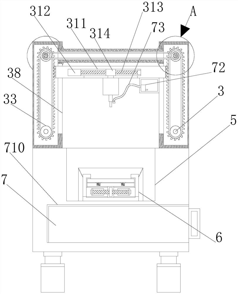 Laser engraving device