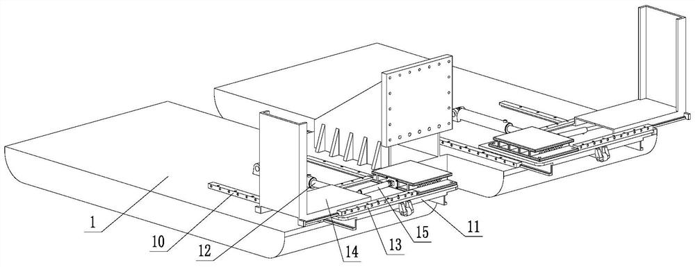 Excavating, supporting and anchoring combined unit drilling rig attitude adjusting and anchor net laying device and method