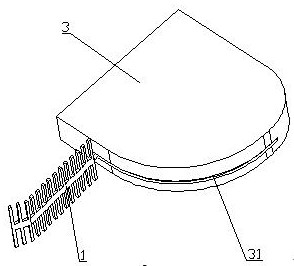 A collection mechanism for suspended garbage cleaning device