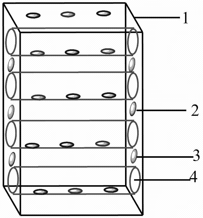 Method for preparing aqueous gel/nano hydroxyapatite composite scaffold for hard tissue repair