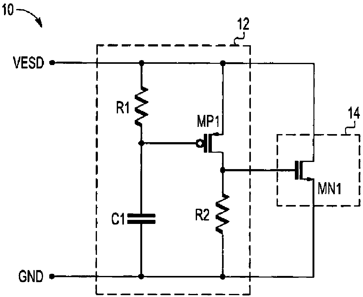 Surge protection circuit having feedback control function