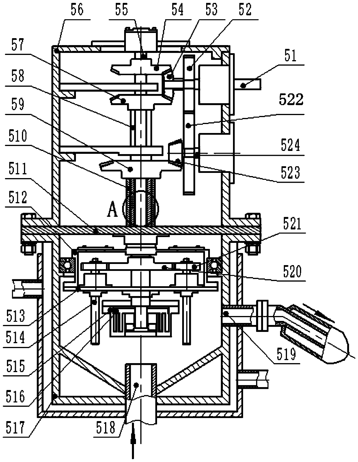 A power lithium-ion battery pole piece slurry production line