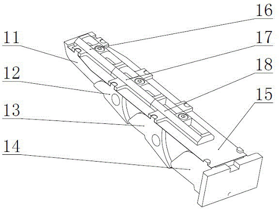 Underactuation type anthropopathic three-finger manipulator