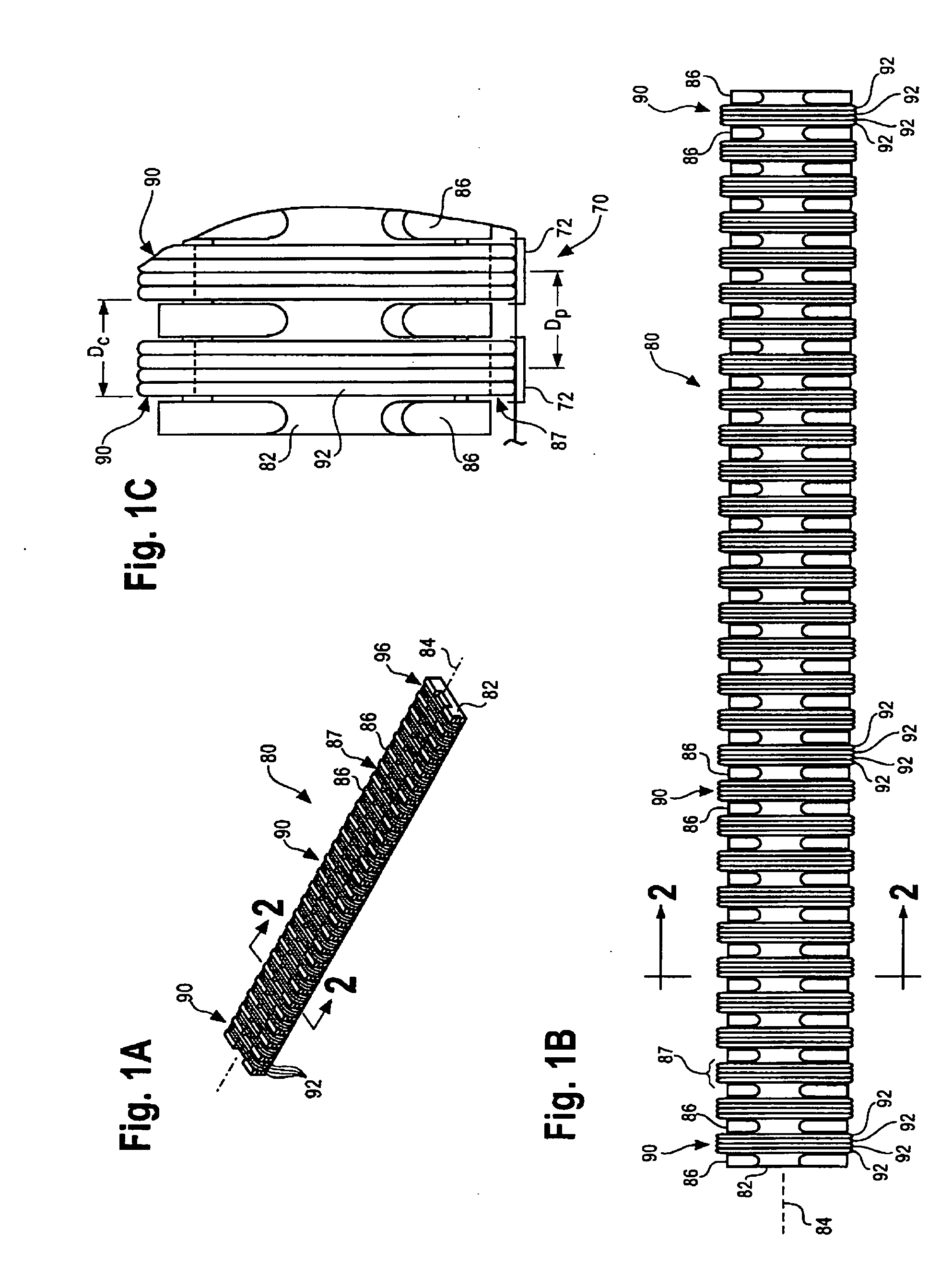 Wound coil compression connector