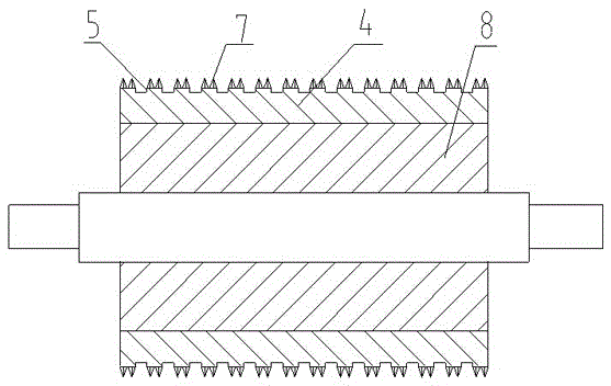 A special rolling system for eucommia bark