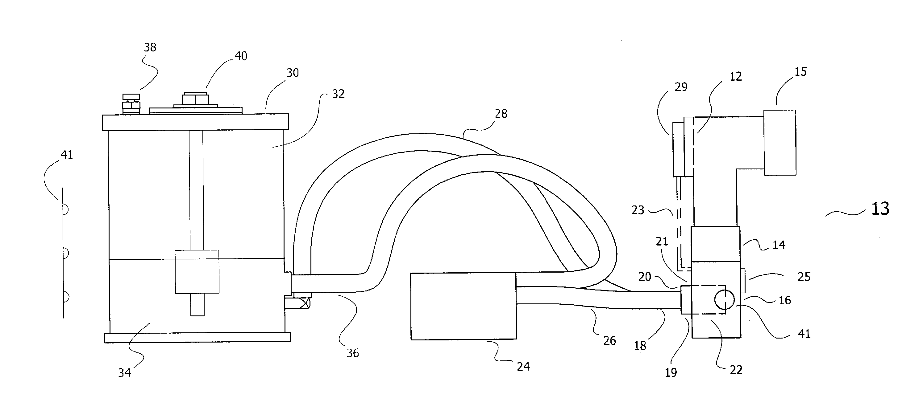 Liquid cooled video projector