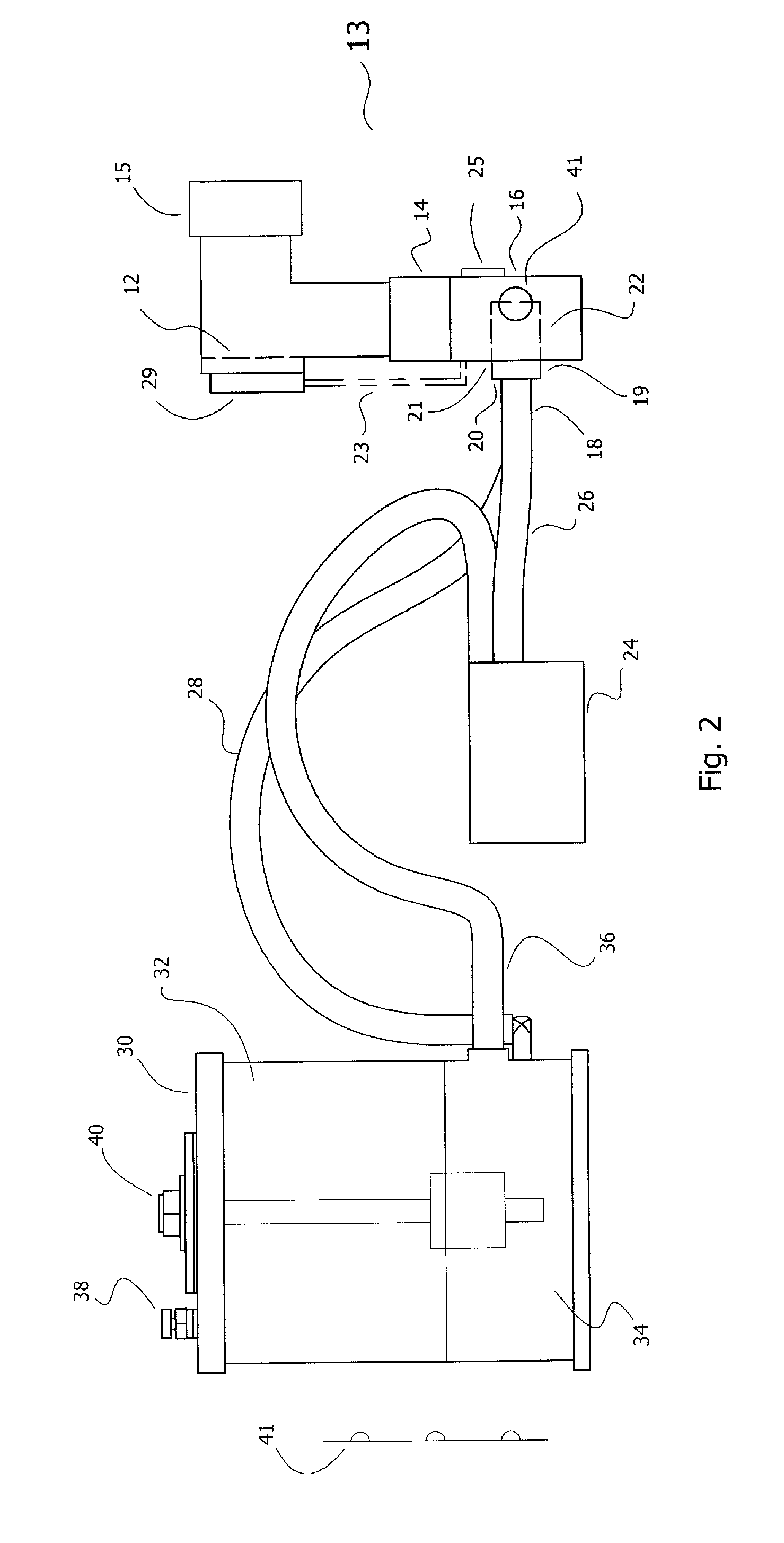 Liquid cooled video projector