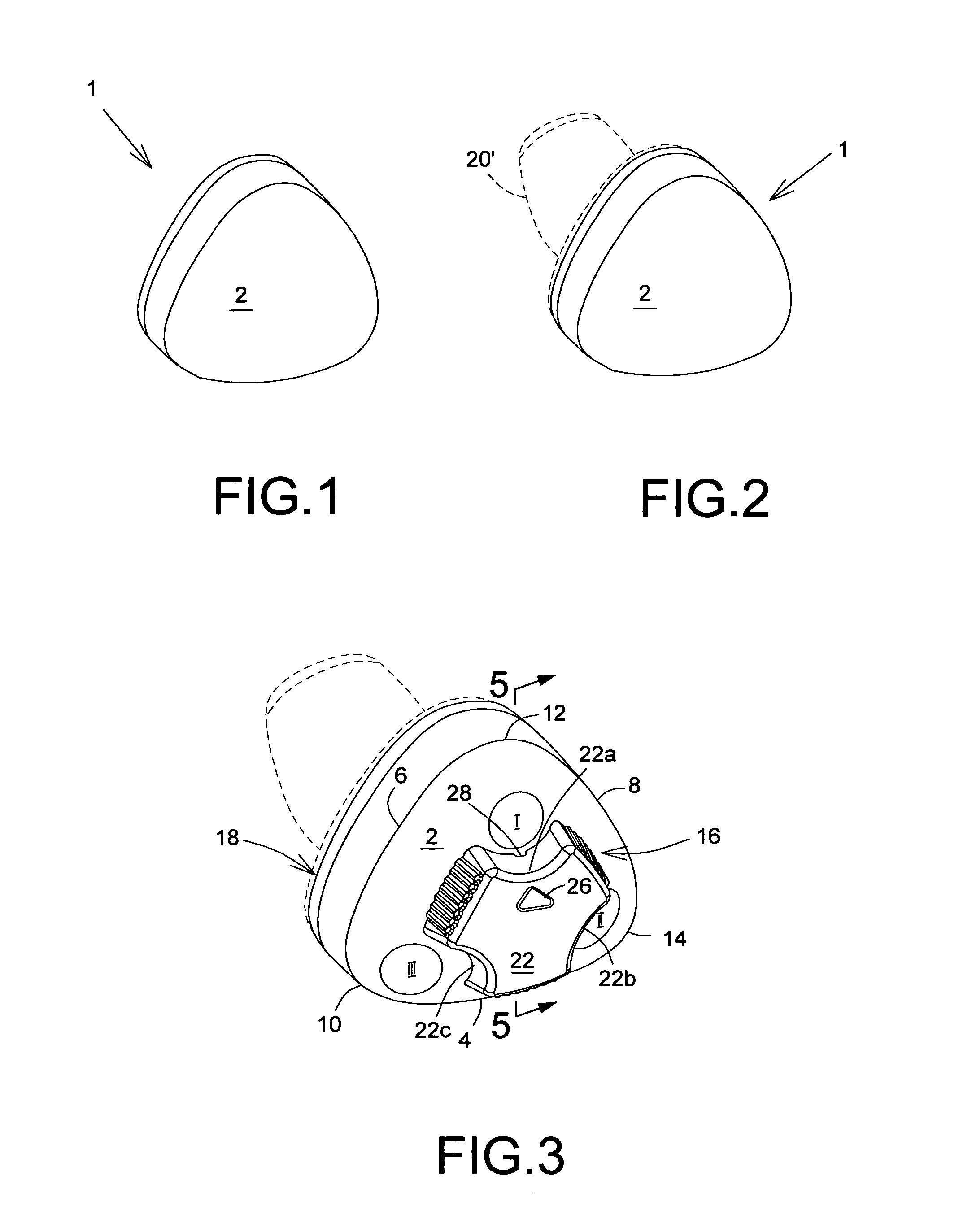 In-ear device with selectable frequency response