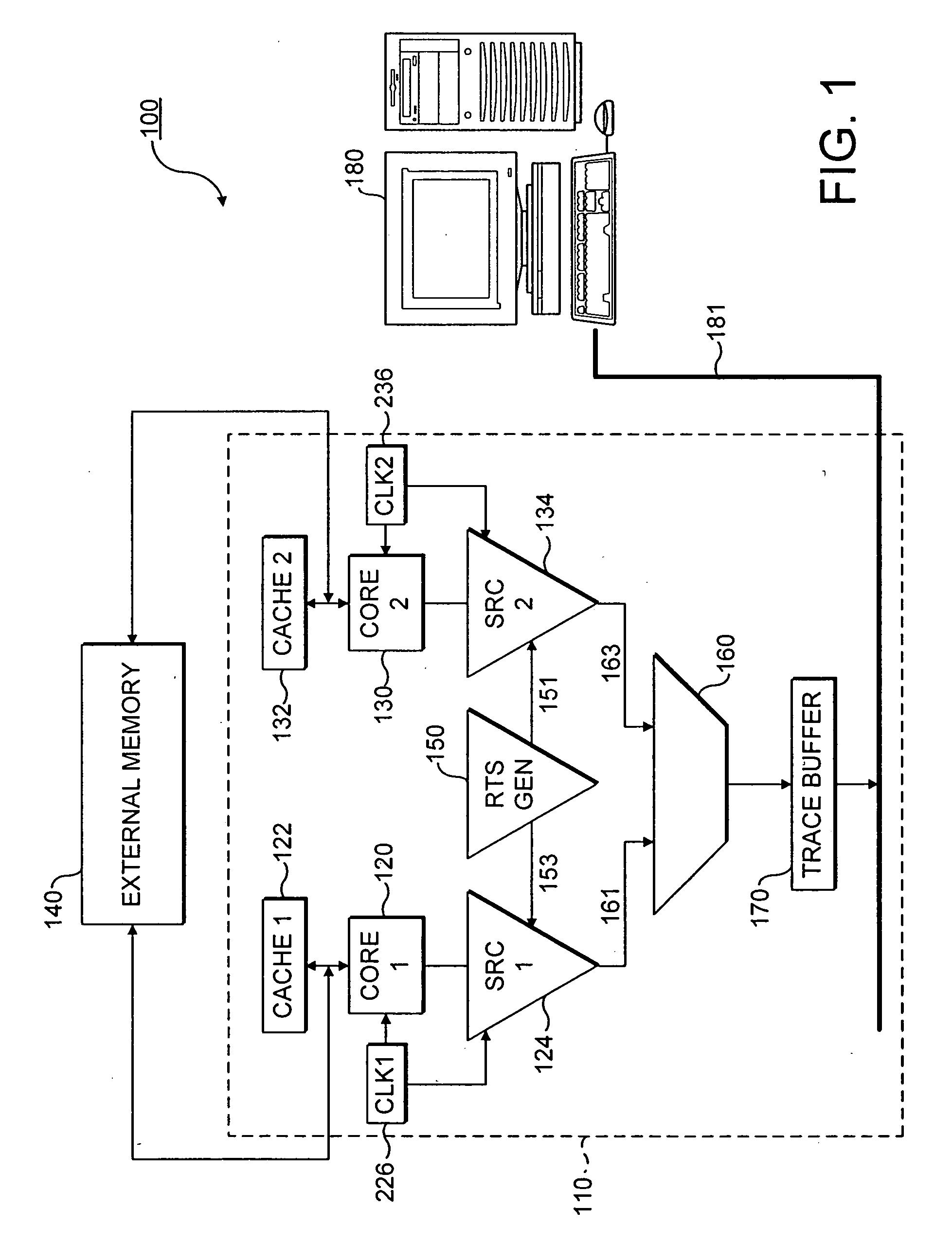 Trace source correlation in a data processing apparatus