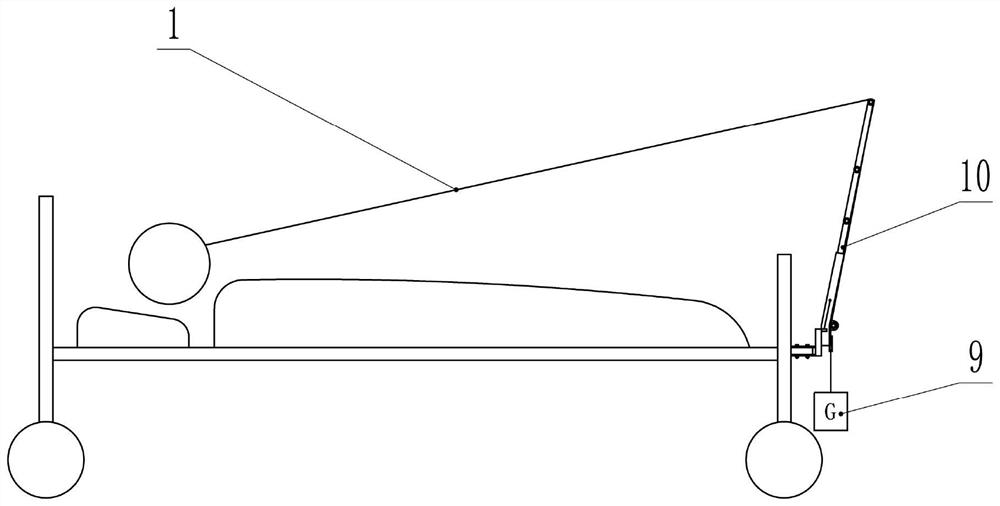 ICU multi-functional traction frame