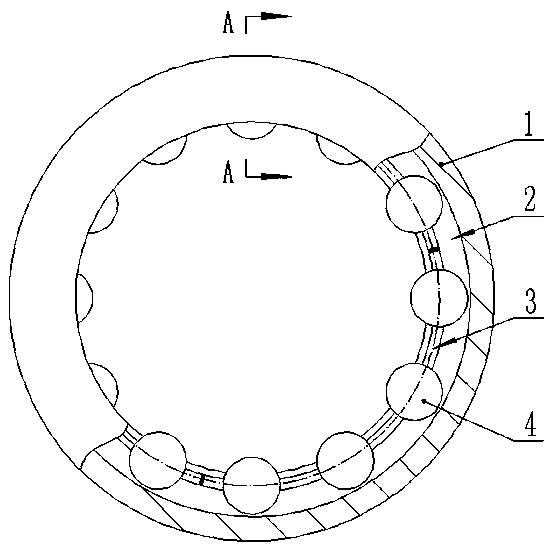 Bead embedded composite jade bracelet and manufacturing method thereof