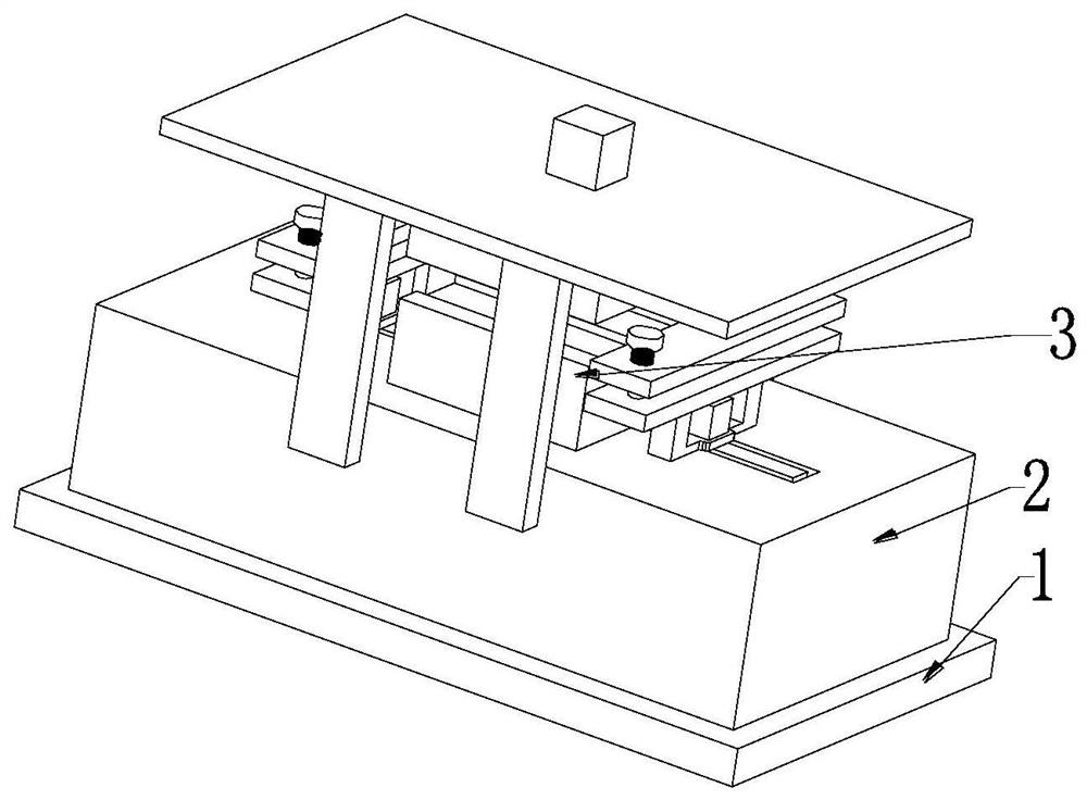 A metal orthopedic mold