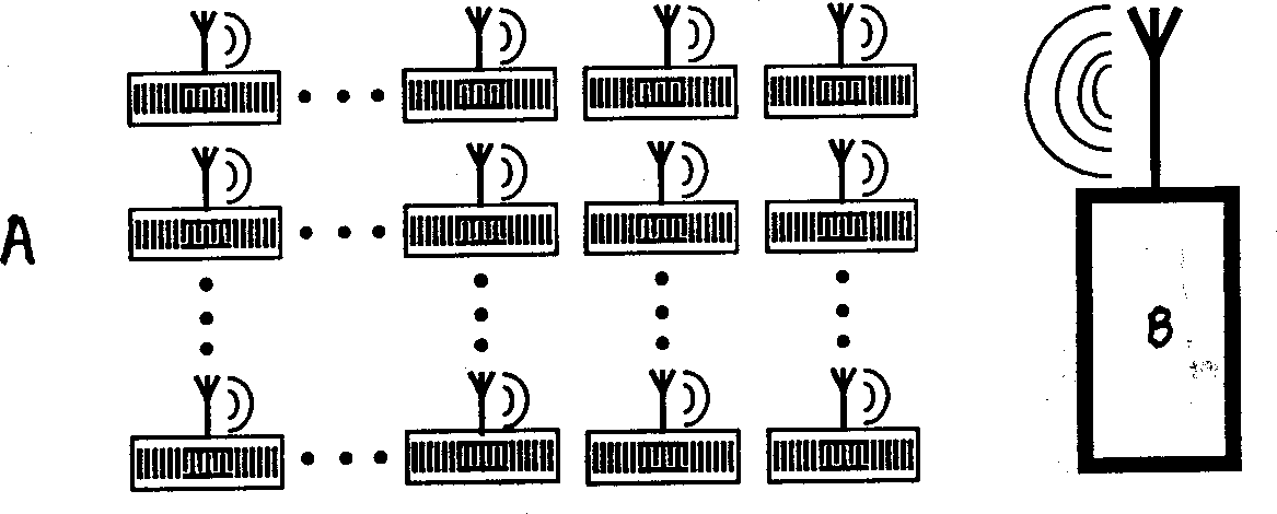 Passive wireless ASW muti-sensor system and its frequency-division recognition method