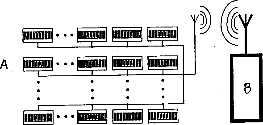 Passive wireless ASW muti-sensor system and its frequency-division recognition method