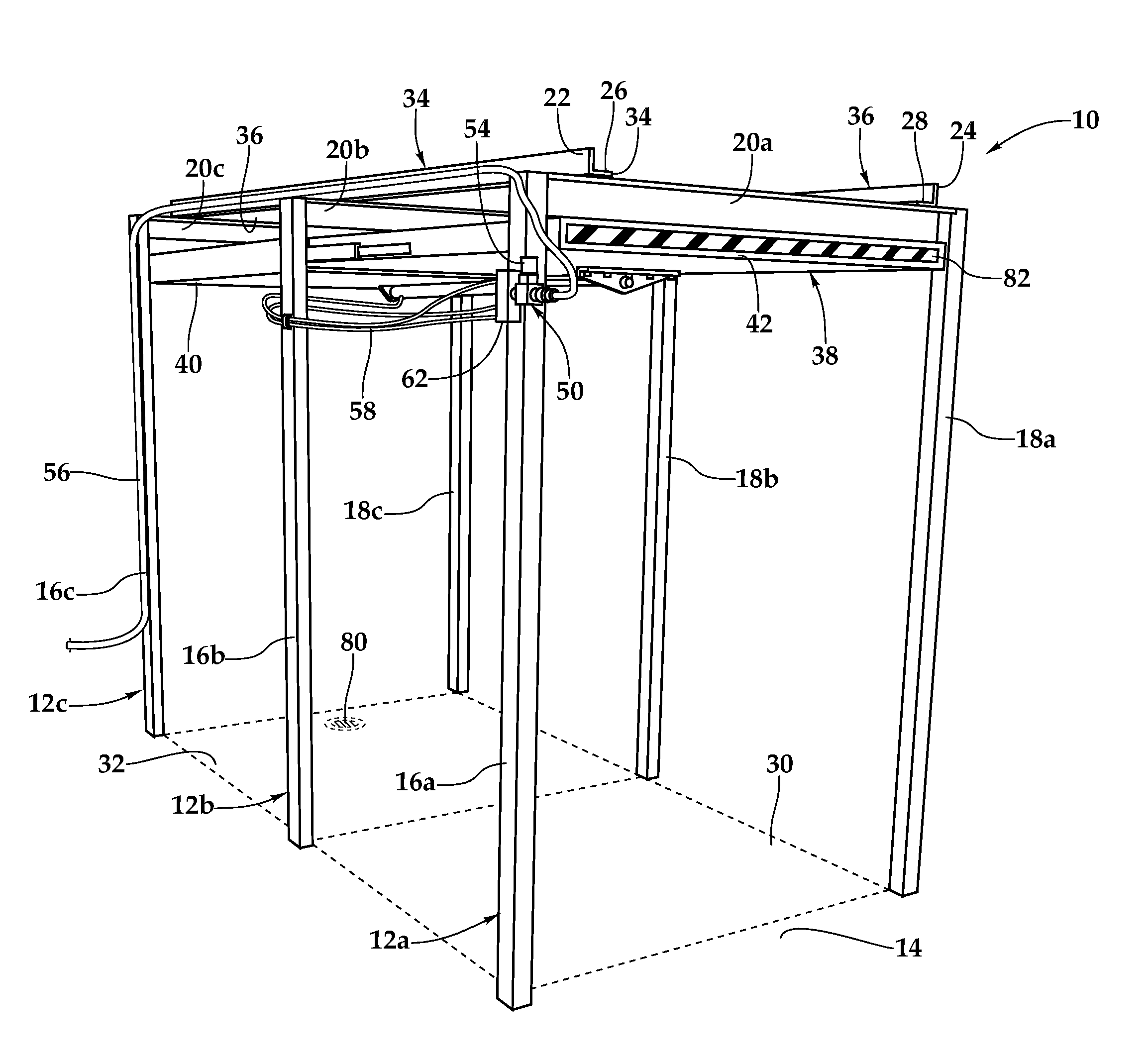 Pallet rack and method for use of same