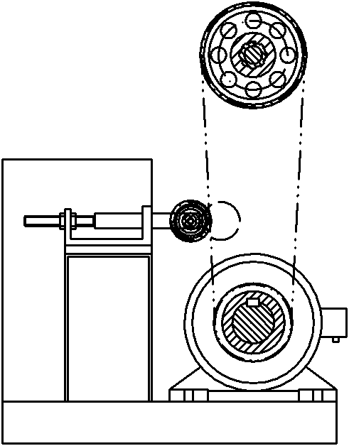 Foil generating machine lead anode fly knife device