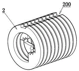 Coding mechanism and key for clutch type lock