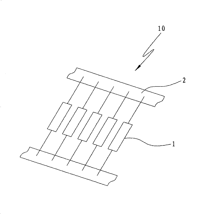 Process for producing low-power non-wire wound fixed resistors