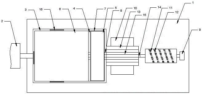 Processing device of dried bean curds