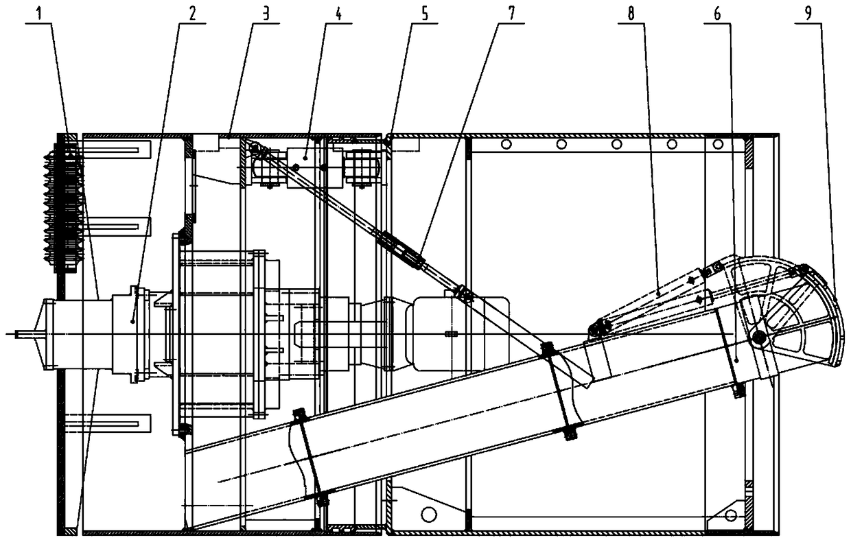 Thick mud type rock pipe-jacking machine with replaceable cutter head for cobble stratum