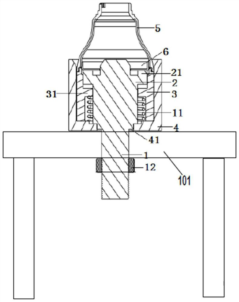 Capping device and method with high reliability