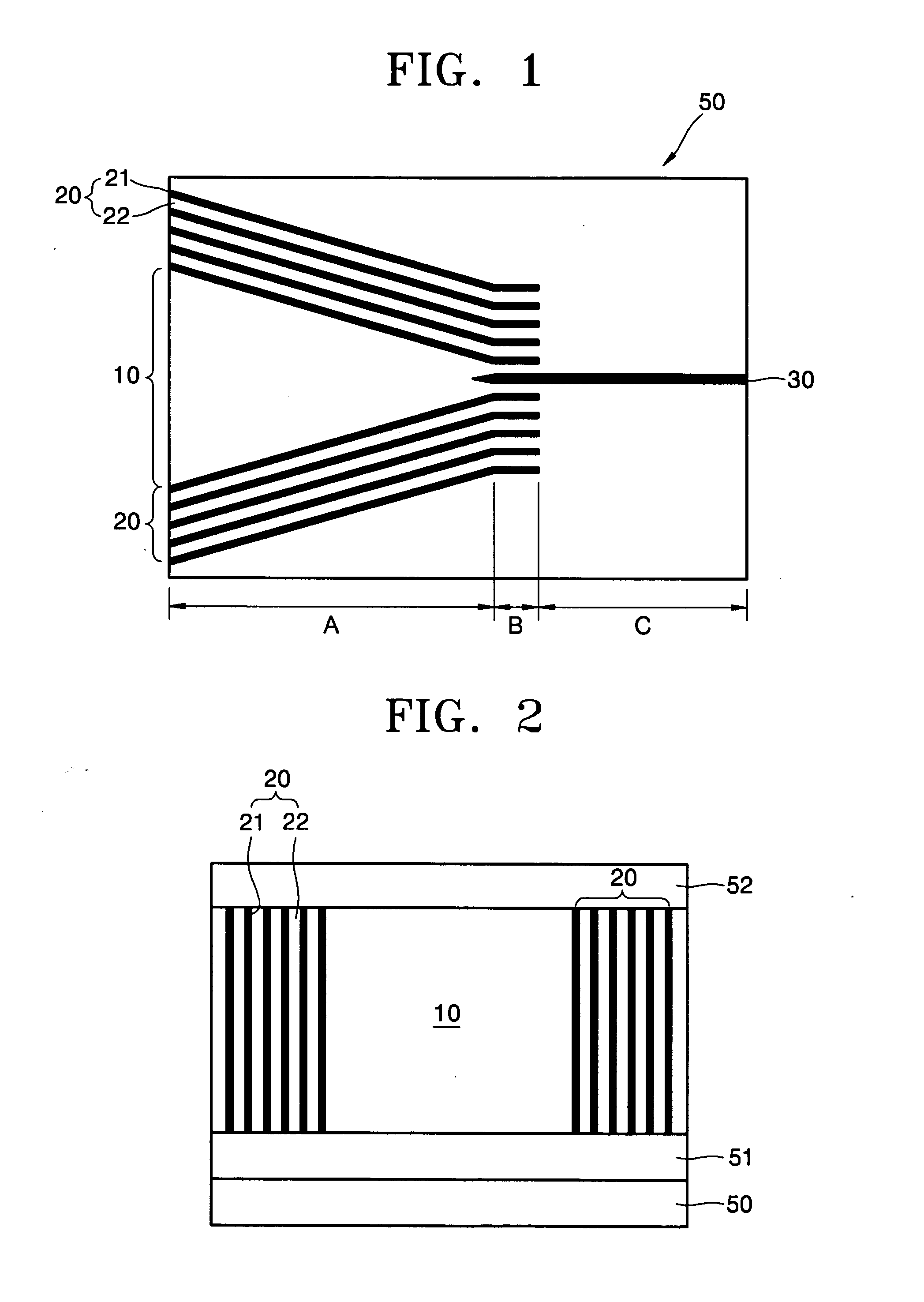 Mode converter device using omnidirectional reflectors