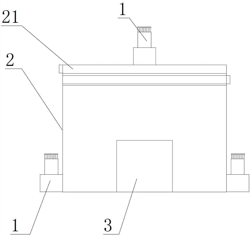 Automatic rock drilling device special for tunnel excavation