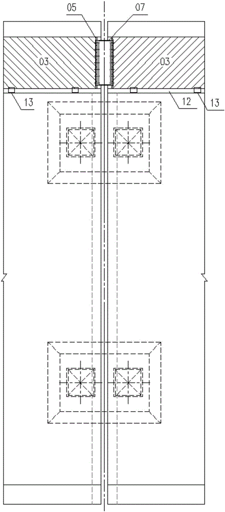 Bridge deck drainage supporting facility