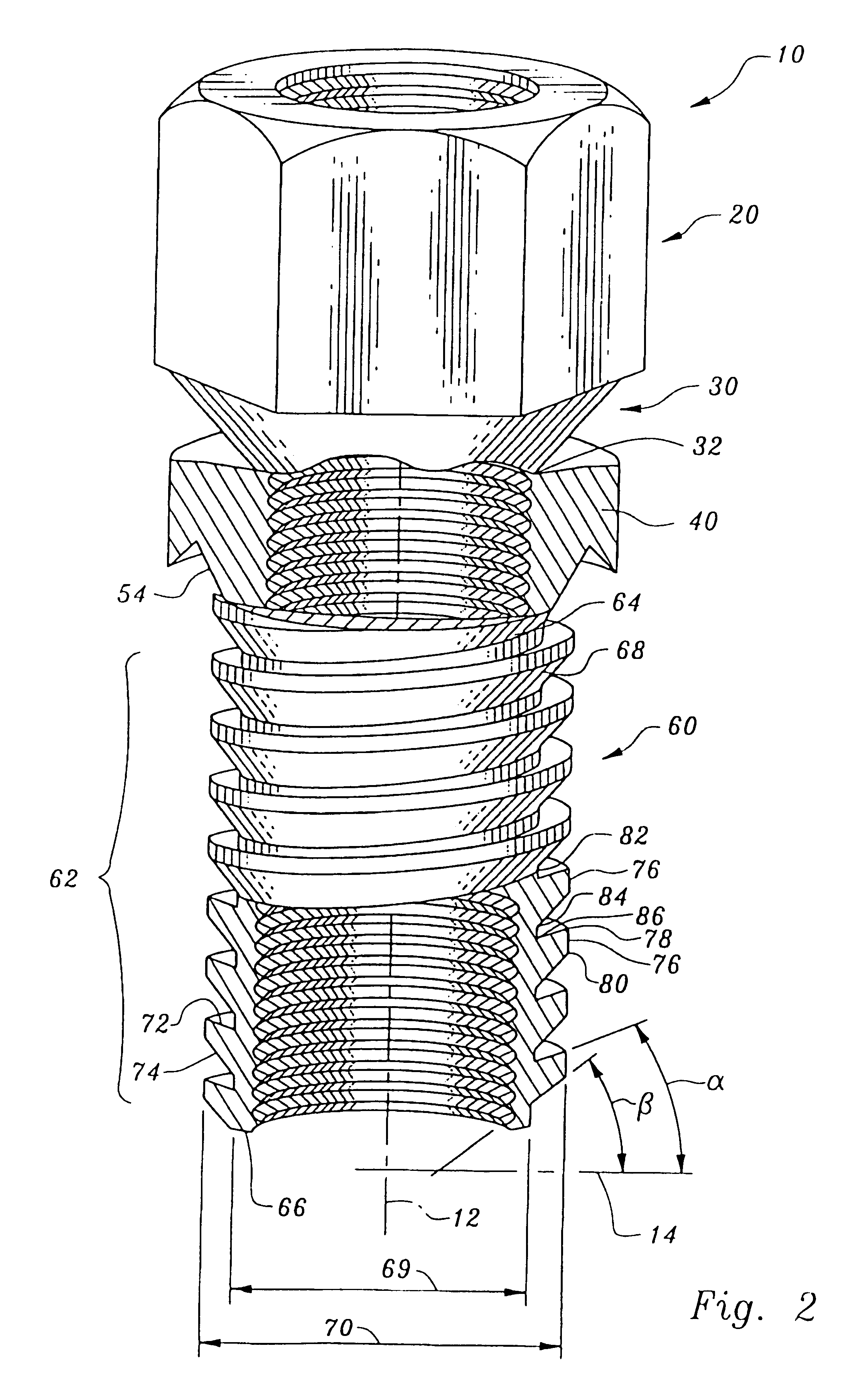 Insert retention mechanism