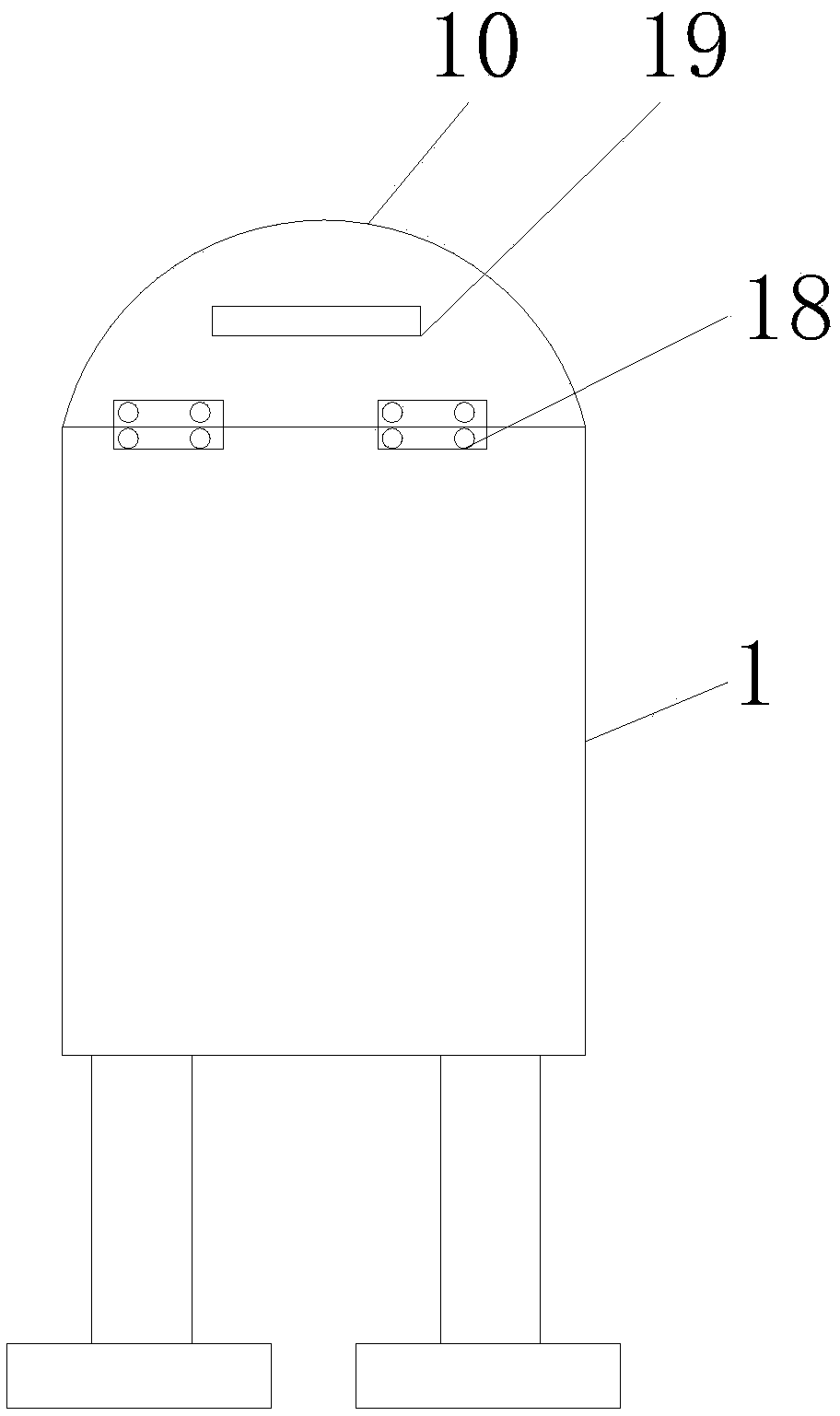 Metering storage tank capable of adjusting flow