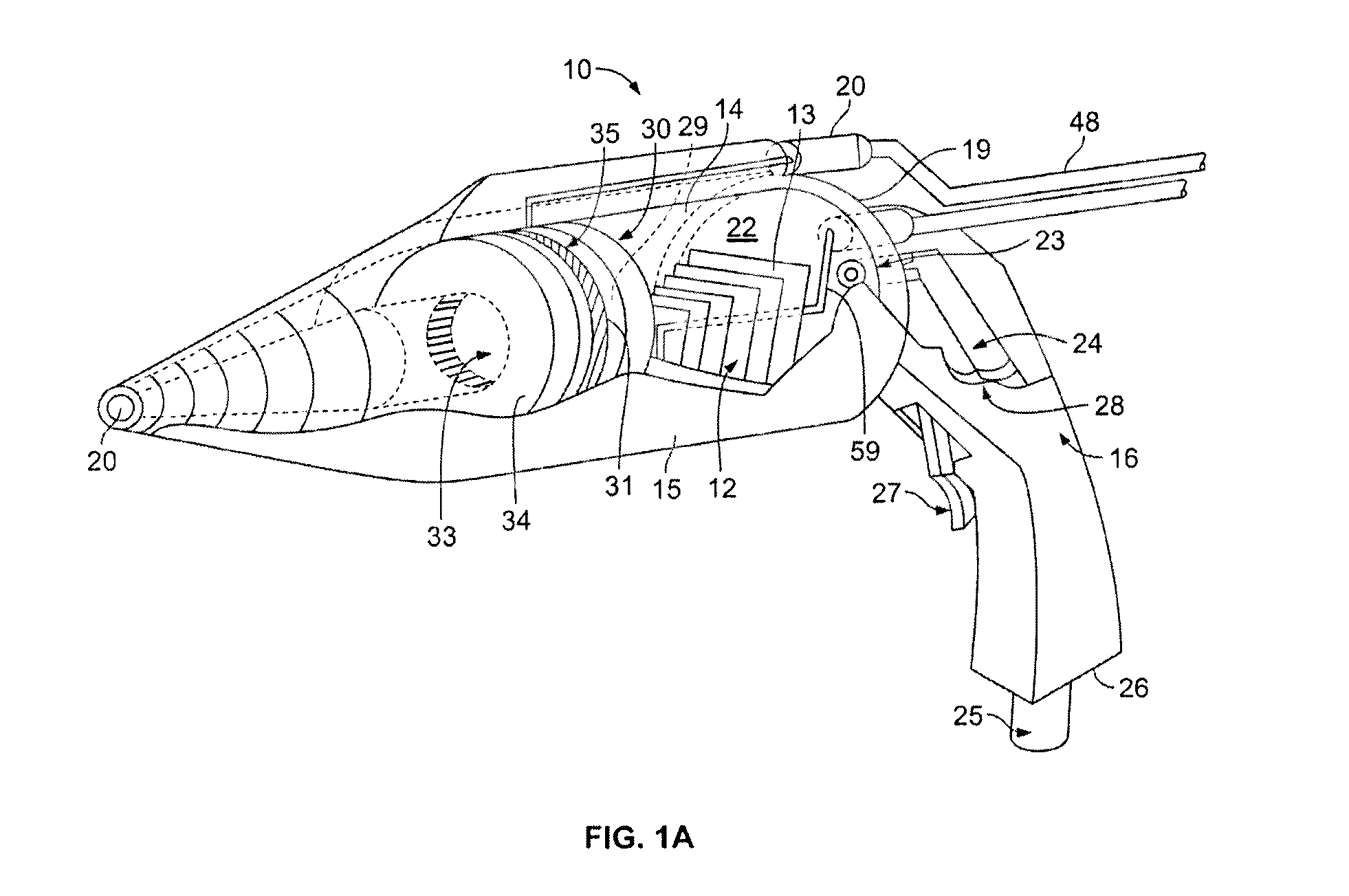 Cold plasma treatment devices and associated methods