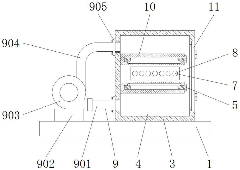 Energy-saving stainless steel wire heater based on hot air circulation