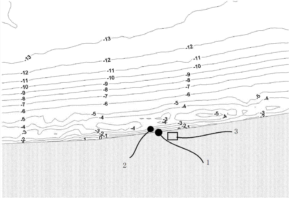 Method for coastal power plant thermal discharge prediction by utilizing actually-measured surface heat transfer coefficient