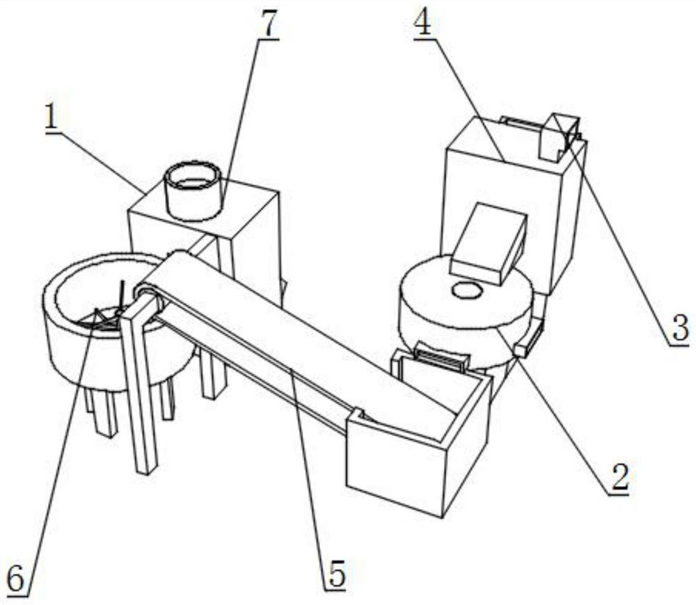 Environment-friendly cement production line and production process thereof